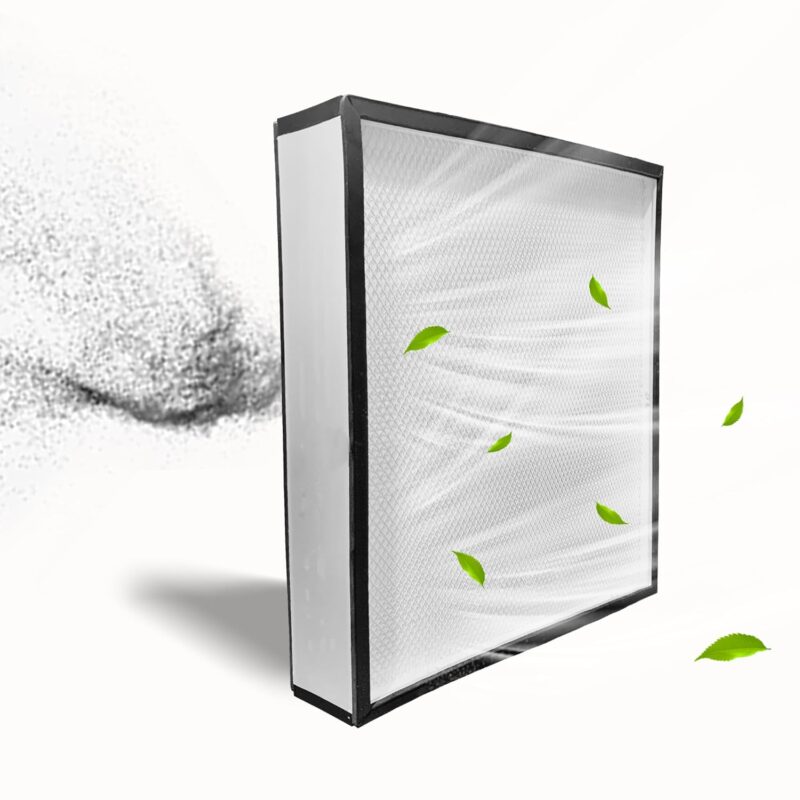 FFU,HEPA H14 Laminar Flow Hood Filter Replacement Kit 1 Piece,Updated Fan Filter Unitcompati blewith Laminar Flow Hood FFU 22.6“x 22.6”x3.1”,100/ISO Level 5 Cleanliness,Mushroom with Safety Lock