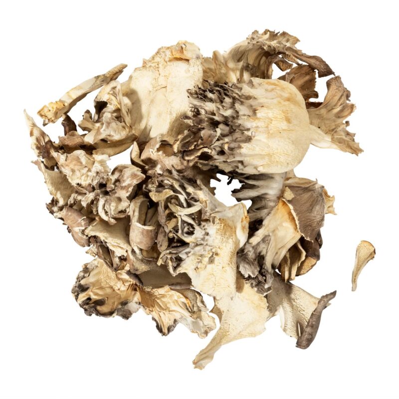 Essential Spice Dried Organic Maitake Mushrooms, 1 lb – Whole, Rich Umami Flavor & Frilly Texture – Ideal for Soups, Stir-Fries, Broths & Risottos – Easy to Rehydrate, Gourmet Pantry Staple