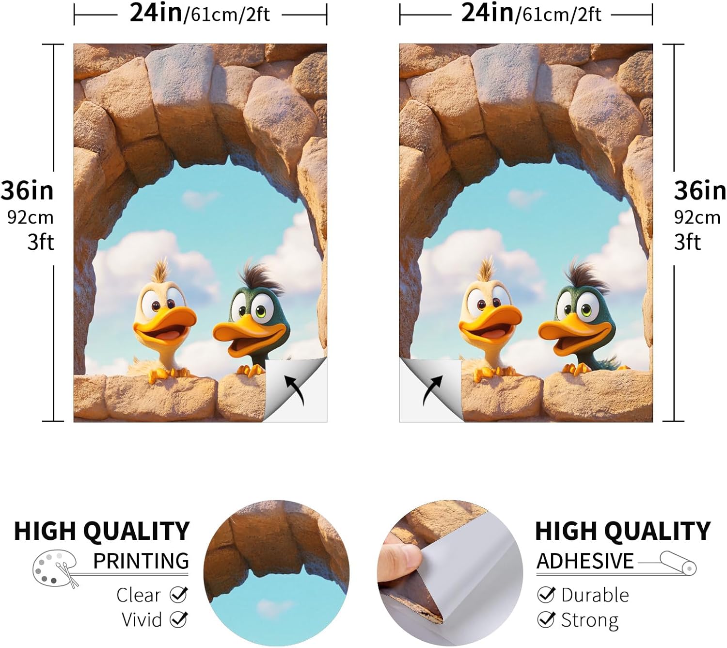 71kWvYajzhL._AC_SL1500_.jpg 24inx48in Cornhole Board Decals for Outdoor Games Themed Vinyl Skins Weather-Resistant Cornhole Wrap Set for Family Backyard Fun Parties Decorative Game Stickers Set of 2 Magical Mushroom - Image 4