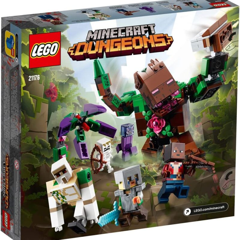 LEGO Minecraft The Jungle Abomination 21176 Building Kit Playset; Fun Minecraft Dungeons Exploring Toy for Kids; New 2021 (489 Pieces)
