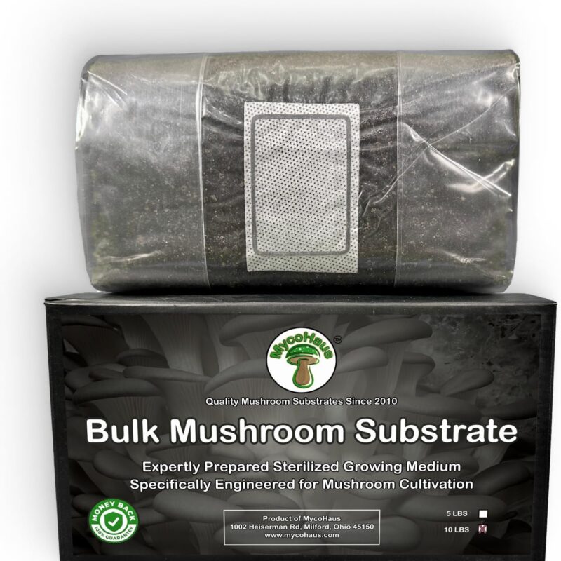 Compost for Mushroom Growing | Sterilized Substrate for Mushrooms | Mushroom Soil Organic | Home Cultivation Supplies | 5 Pound (2 Pack)