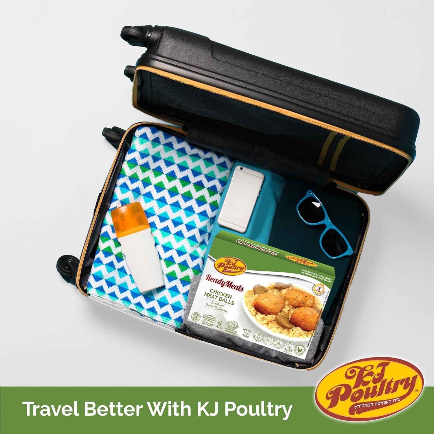 81LC5O7VbUL._SL1500_.jpg KJ Poultry Kosher Ready Meals - Chicken Meat Balls & Mushrooms, MRE Meat Meals Ready to Eat, Halal, (12 Pack) Prepared Entree Fully Cooked, Shelf Stable Microwave Dinner, Travel, Military, Camping - Image 6