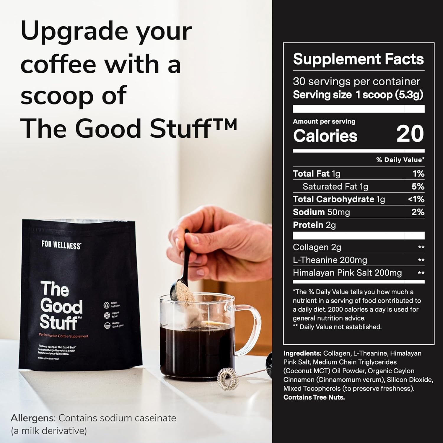81NvsyvwbDL._AC_SL1500_.jpg For Wellness Good Start Bundle – The Good Stuff™ Performance (30 Servings) + Medium Roast Coffee Pods (24ct) - Image 4