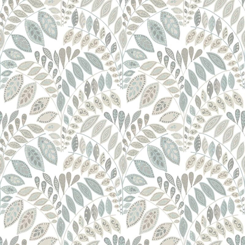NuWallpaper NUS3260 Gustavus Peel & Stick Wallpaper, Blue