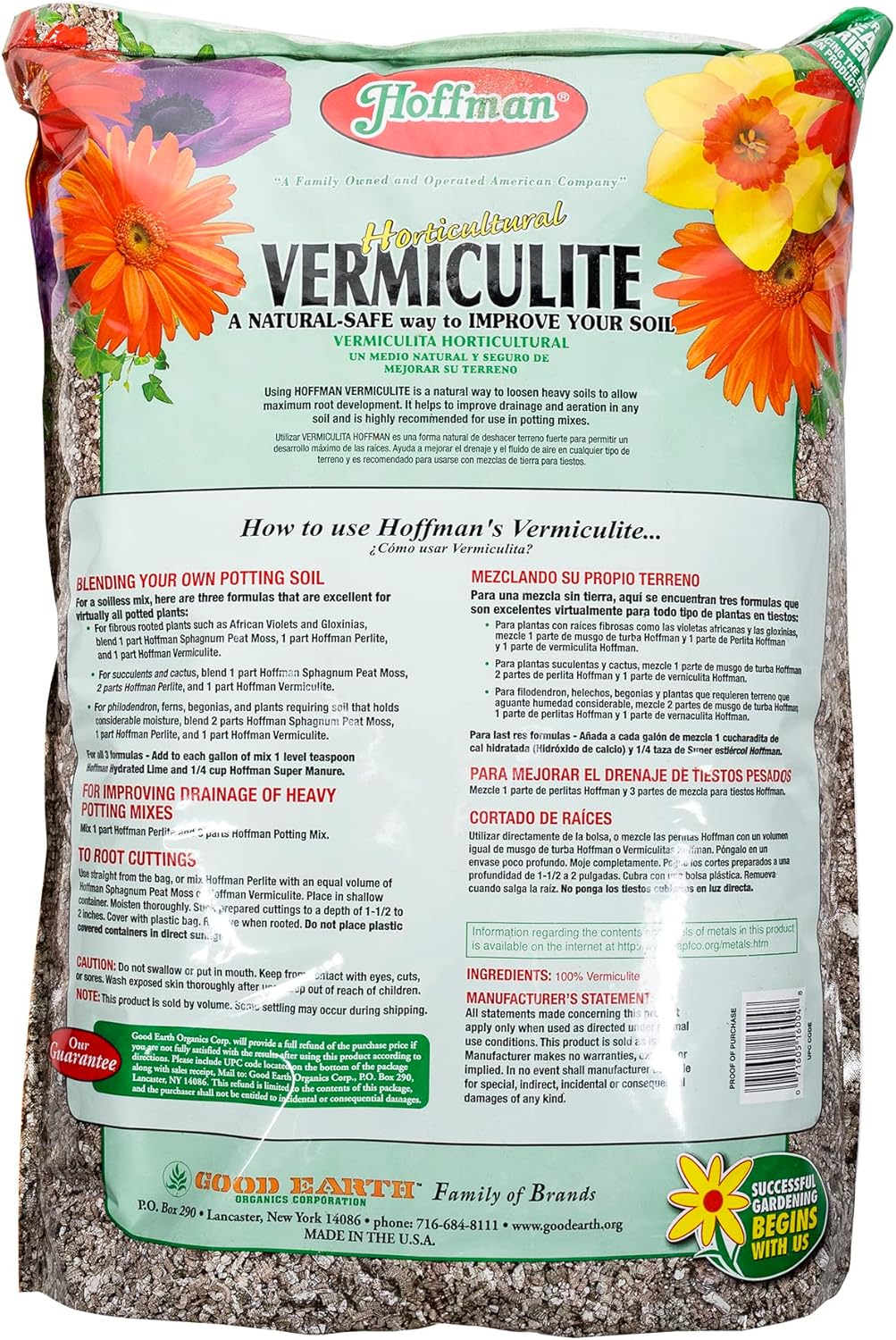 81YRs3ZIRCL._AC_SL1500_.jpg Hoffman Horticultural Vermiculite Lightweight Garden Soil Conditioner for Aeration and Moisture Retention, 18qt, 5 Pack - Image 2