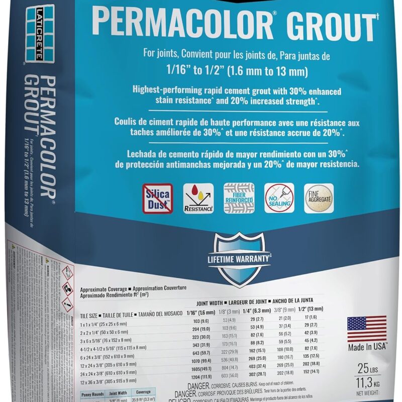 LATICRETE PERMACOLOR Grout Twilight Blue 25LB