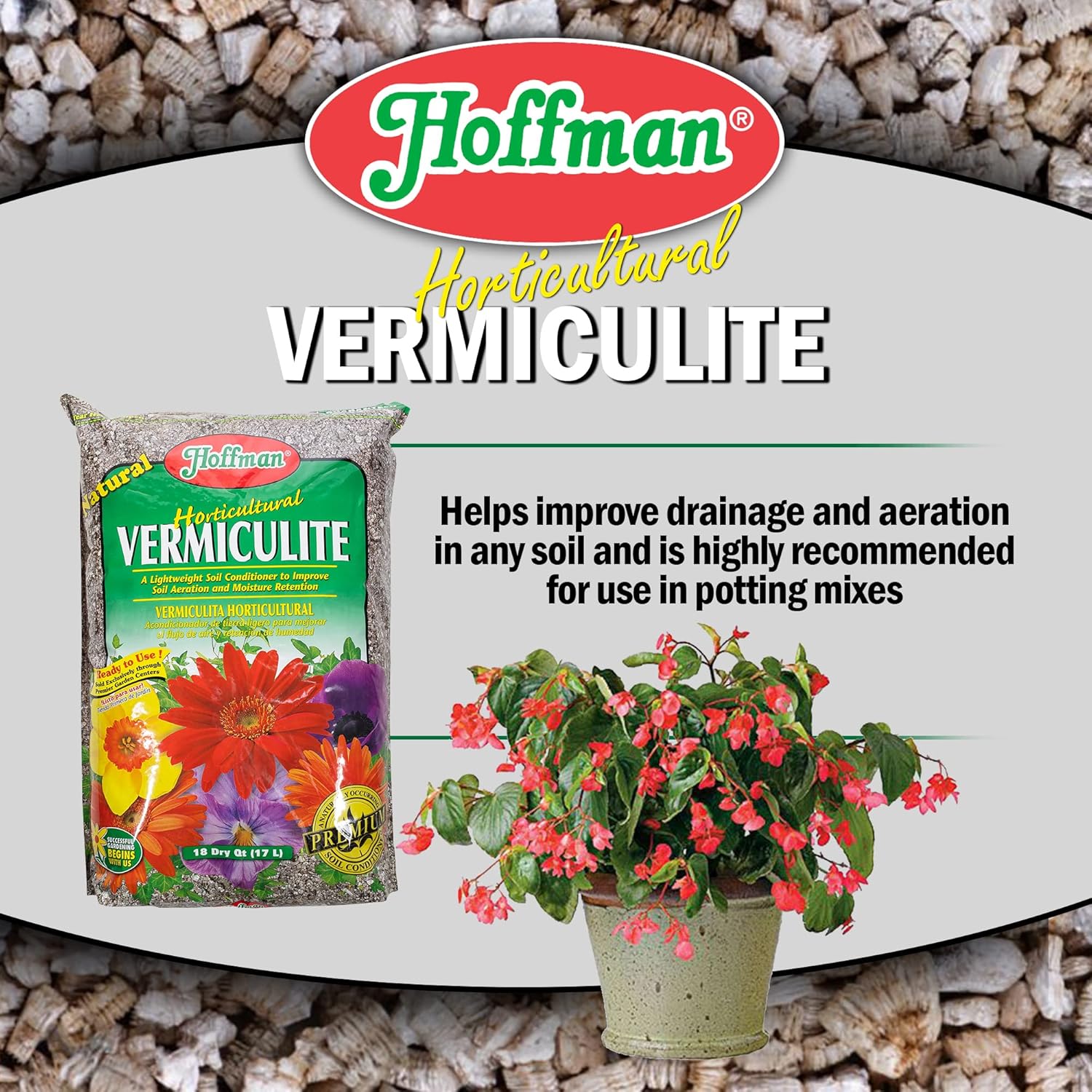 81j7Ipd8UL._AC_SL1500_.jpg Hoffman Horticultural Vermiculite Lightweight Garden Soil Conditioner for Aeration and Moisture Retention, 18qt, 5 Pack - Image 5