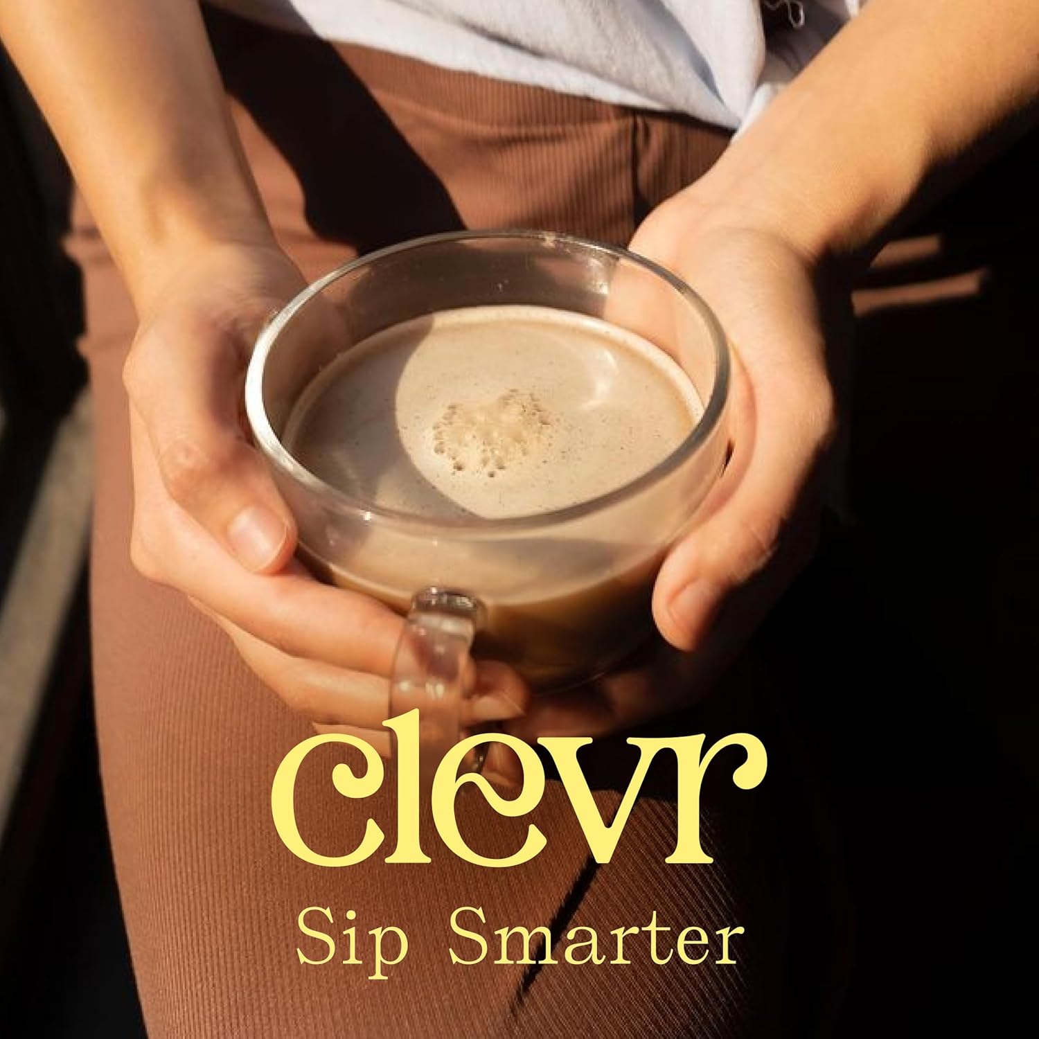 81twvTwmjwL._SL1500_.jpg Clevr Blends Starter Kit - Oprah's Favorite Sleeptime and Chai Superlattes - Instant Latte Mixes - Evening Sleeptime Blend For Restful, Deep Sleep - Morning Chai Blend for Energy, Focus - includes Rechargeable Frother and Scoop - Image 6