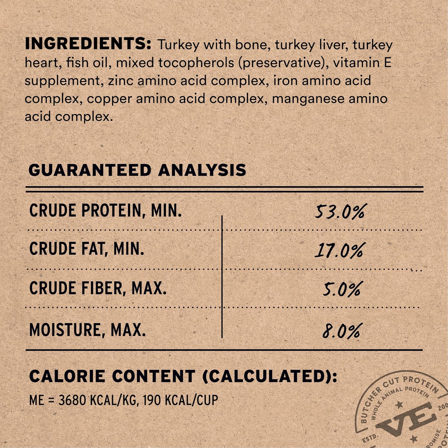 915fAHOKcSL._AC_SL1500_.jpg Vital Essentials Freeze-Dried Raw Turkey Meal or Mixer Dog Food Crunchy Mini Nibs, 25 oz - Image 4