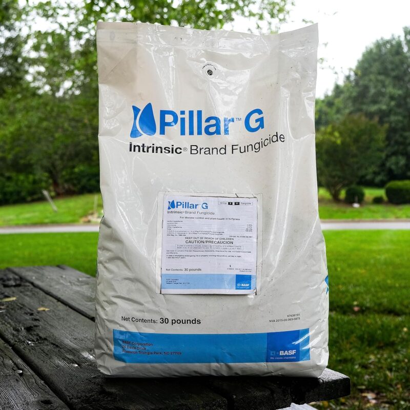 BASF Pillar G Intrinsic Granular Fungicide - Professional Turf Disease Control - Pyraclostrobin & Triticonazole - 30 LB