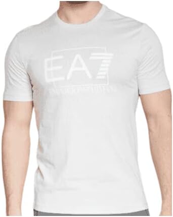 Emporio Armani EA7 Cotton Logo Oyster Mushroom T-Shirt XXL Oyster