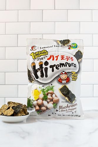 41G8HJBGoLL.jpg Generic T.aokaenoi U.S.A Seaweed Tempura Mushroom Black Pepper 1.41 Ounces Pack of 12 - Image 4