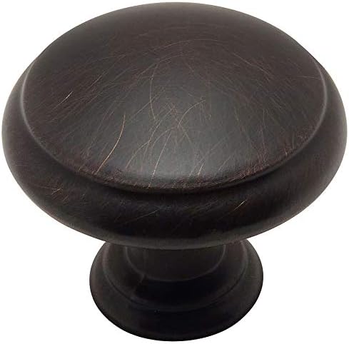 50 Pack - Cosmas 5422ORB Oil Rubbed Bronze Cabinet Hardware Mushroom Knob - 1-3/16" Diameter