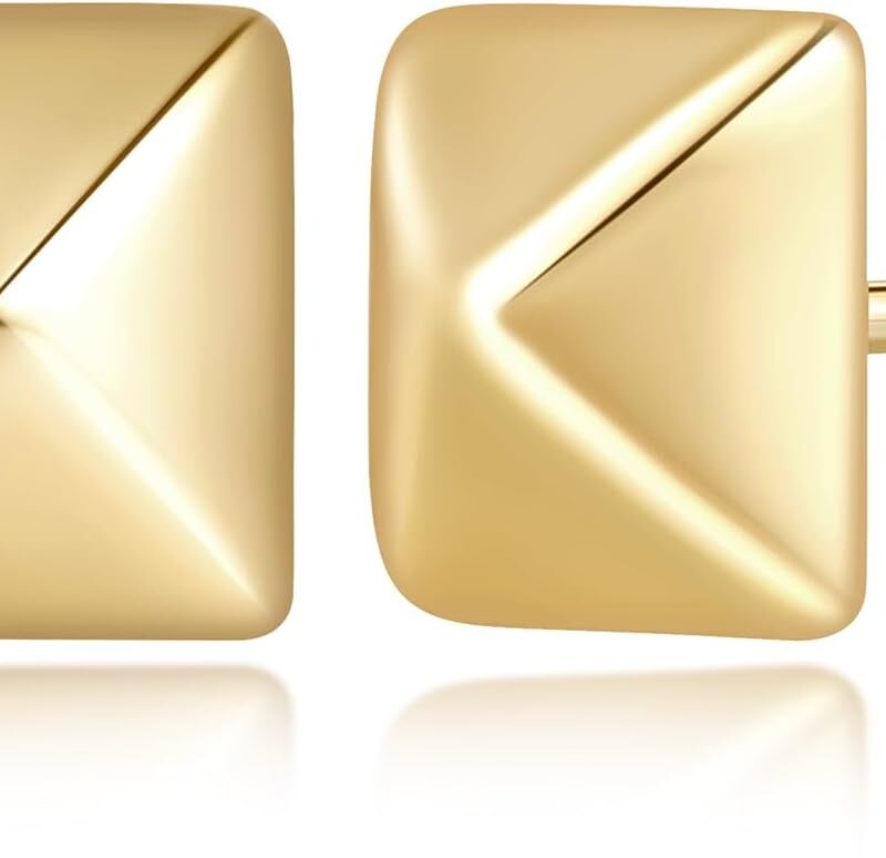 Gold Stud Earrings 14K Gold Earrings for Women Trendy Fun Fashionable and Totally Versatile Dainty Fashion Stud Earring for Women