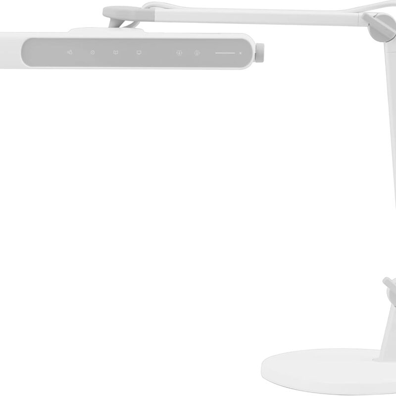 BenQ MindDuo 2 Kids Study Lamp (White), Wide & Even Illumination, Auto Dimming, Brightness & Color Adjustment, Presence Detection