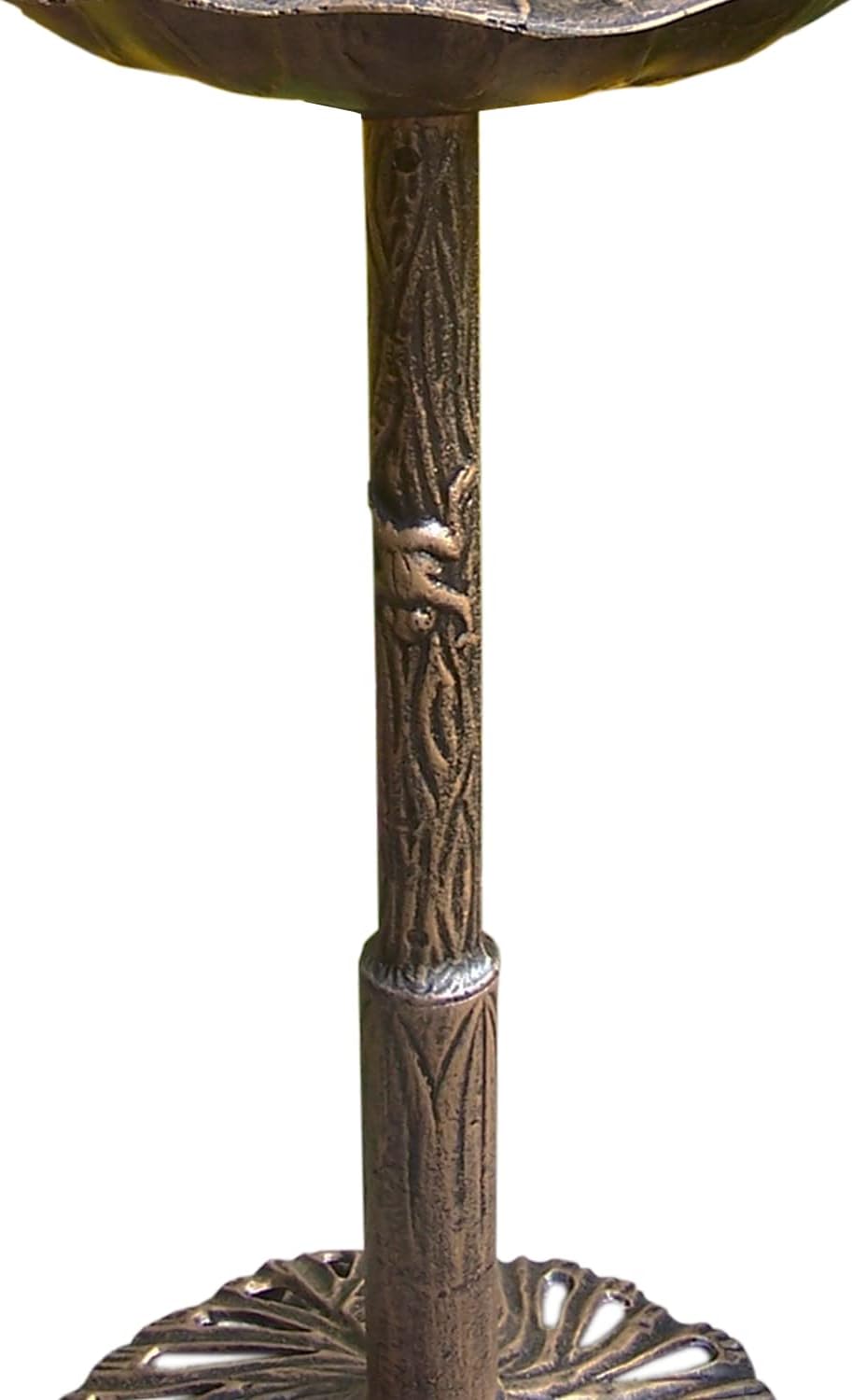 51eEpUM3JeL._AC_SL1500_.jpg Oakland Living 5012AB Antique Bronze Frog Design Aluminum Birdbath - Image 3