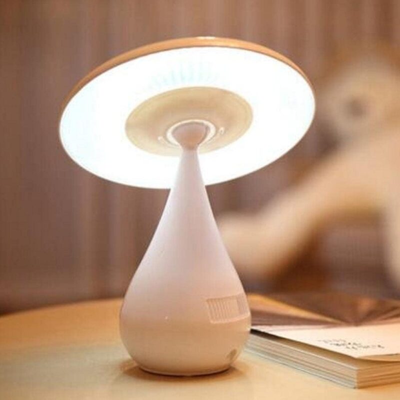 SUPERIORVZND Intelligence Mushroom Lamp LED Desk Night Light Table Desk Home Decoration Xmas Birthday Gift