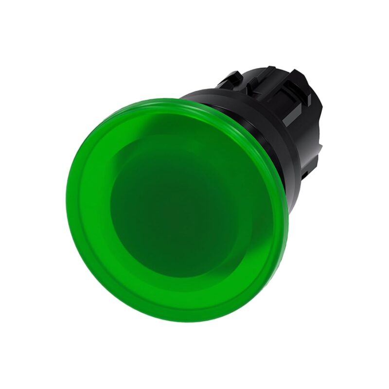 3SU Illuminated Mushroom Head Push-Pull Switch Head 3SU1001-1BA40-0AA0丨3SU10011BA400AA0