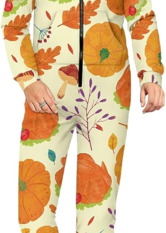 Womens Hooded Jumpsuit Onesie Loungewear Onesies Pajamas with Pockets Womens Playwear
