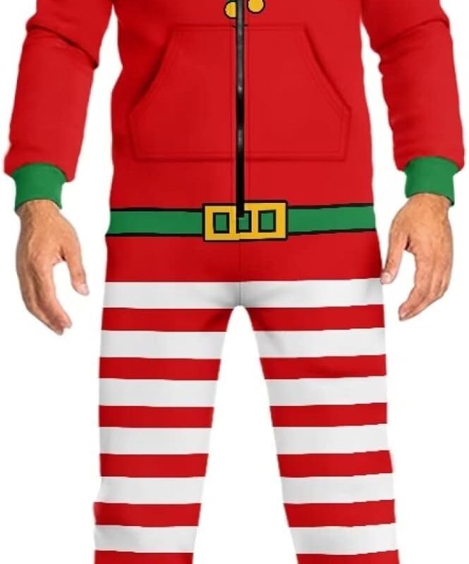 DISNIMO Women Men Onesies Pajamas Hooded Adult One Piece Sleepwear Long Sleeve Romper Loungewear with Pockets S-4XL