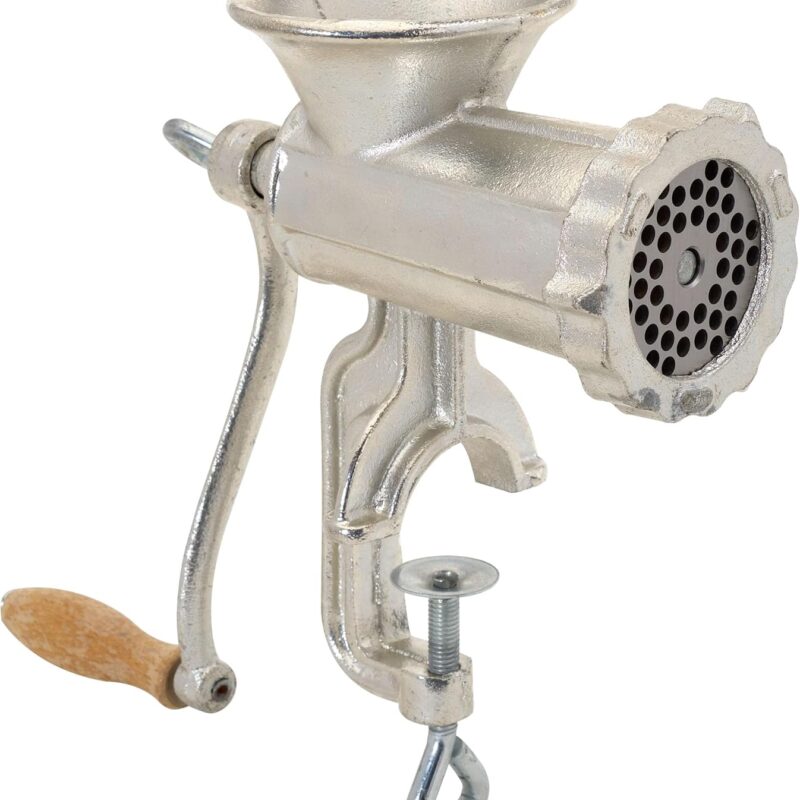 LEM Products #10 Cast Iron Clamp-On Hand Grinder, Cast Iron with Tin Plating