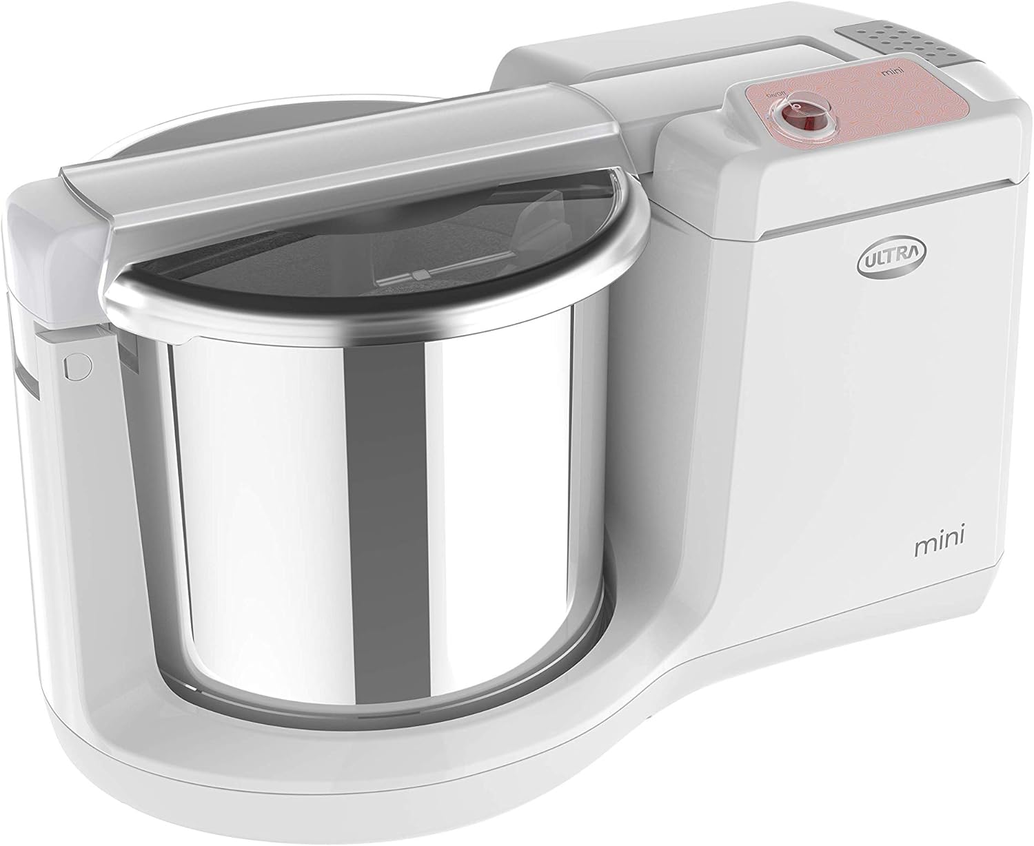 719YAVWhpJL._AC_SL1500_.jpg ULTRA Mini Table Top 1.25L Wet Grinder with Atta Kneader, 110-volt (New Model), white, 1.25-Liter - Image 2