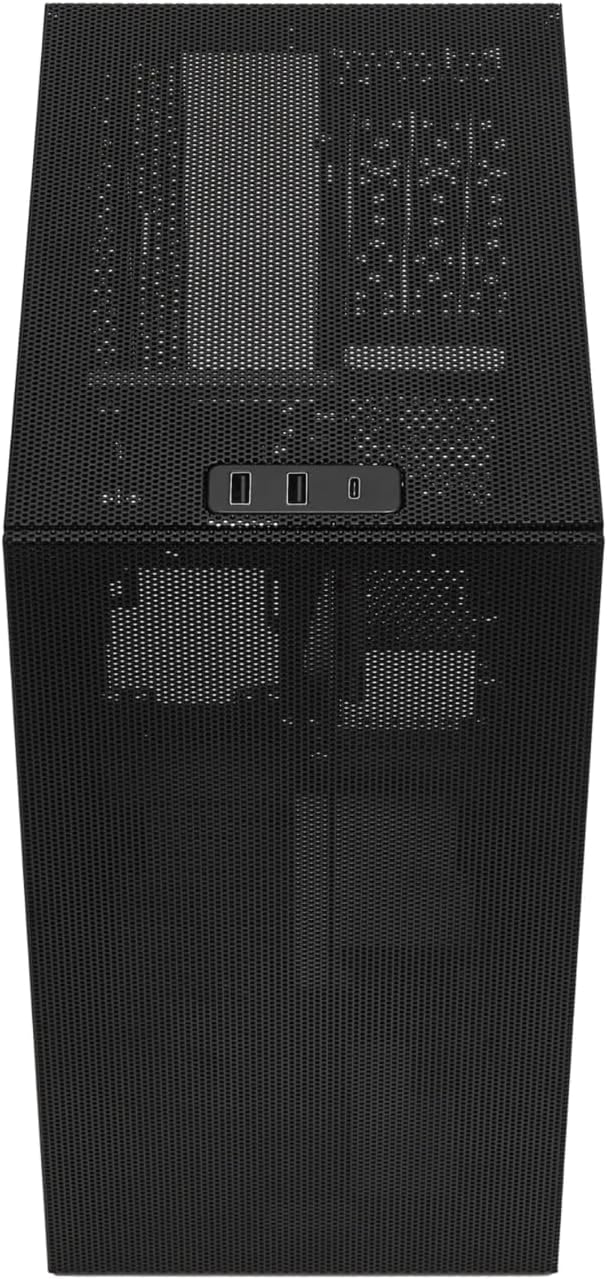 719sd0LyEaL._AC_SL1500_.jpg SSUPD Meshroom S Mini-ITX Small Form Factor (SFF) Case - Full Mesh Side Panel with PCIe 4.0 Riser Cable - Tool-Free and Easy Accessibility (Black_1) - Image 4