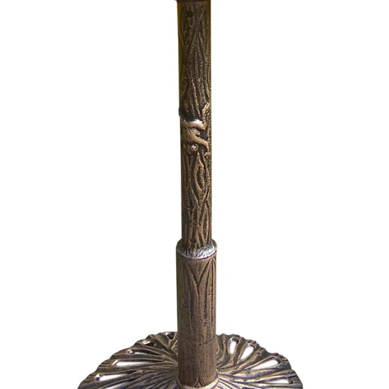 Oakland Living 5012AB Antique Bronze Frog Design Aluminum Birdbath