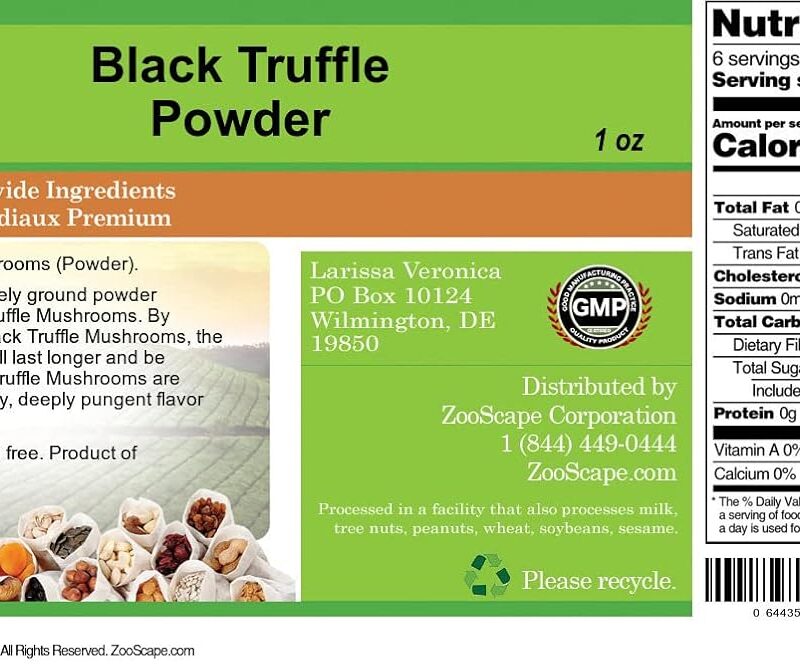 Black Truffle Powder (1 oz, ZIN: 526983)