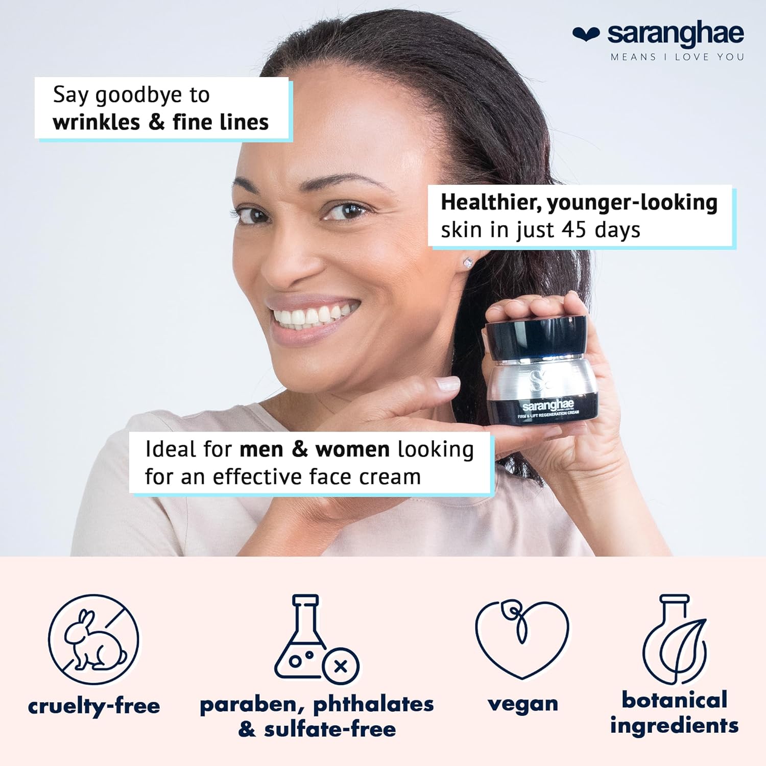 819nPfa51L._SL1500_.jpg Hydrating Moisturizer Face Cream for Soft, Smooth Skin, Face Moisturizer for Dry Skin, with Triple Mushroom Complex: Reishi + Chaga + Sang Hwang along with Hyaluronic Acid - 2.02 oz - Image 6