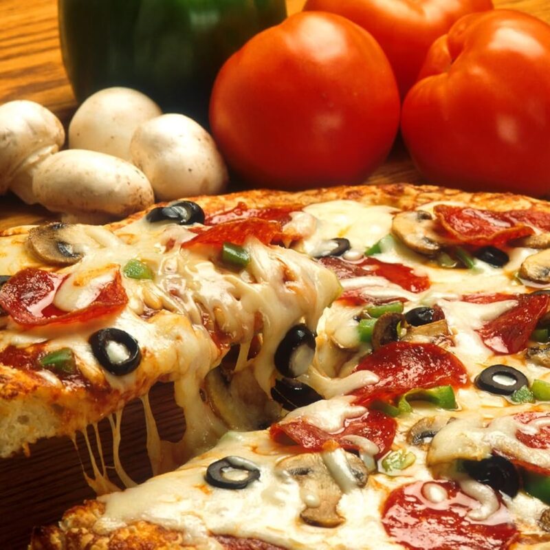 ConversationPrints SUPREME PIZZA MUSHROOM OLIVE GLOSSY POSTER PICTURE PHOTO PRINT BANNER