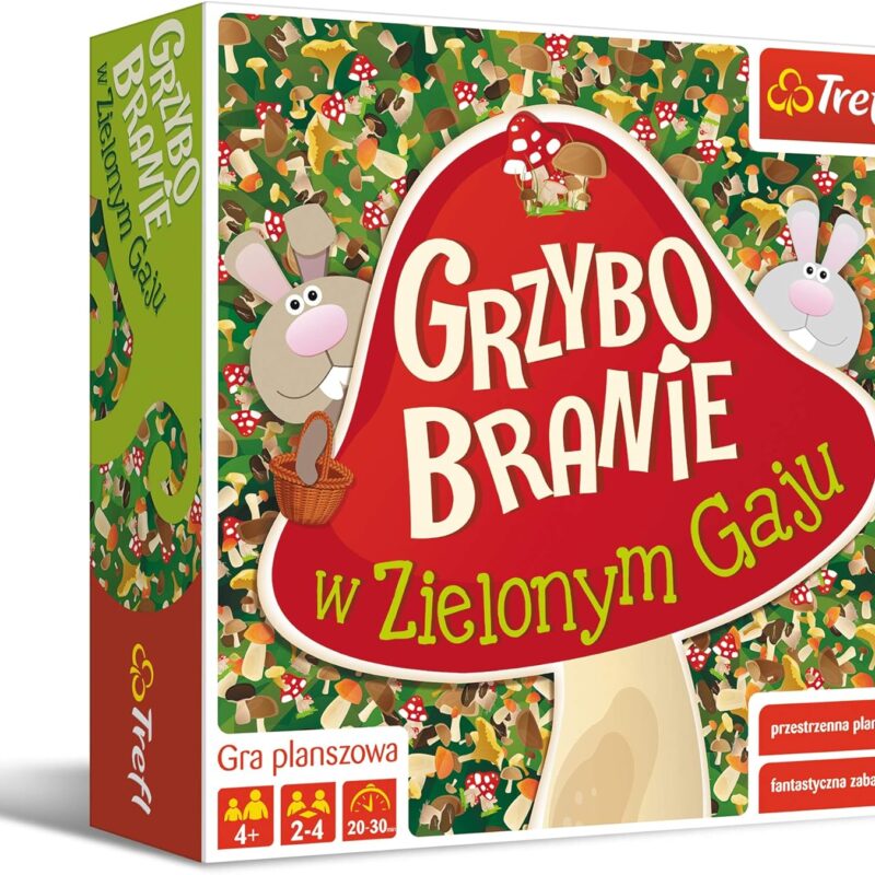 Trefl Game Mushroom Picking in Green Forest