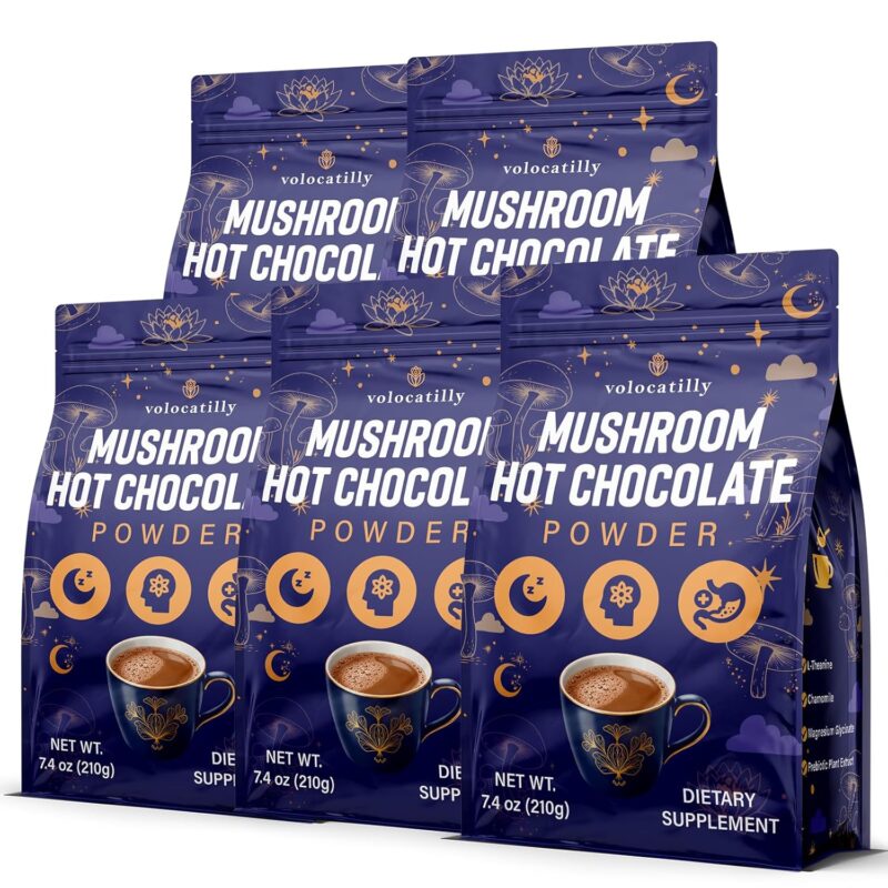 Organic Mushroom Hot Chocolate 210g, 5P