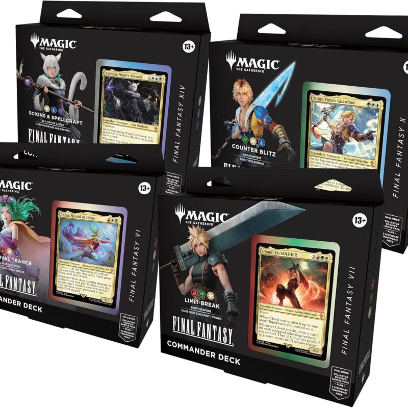 Magic: The Gathering - Final Fantasy Commander Deck Bundle (Includes All 4 Decks)