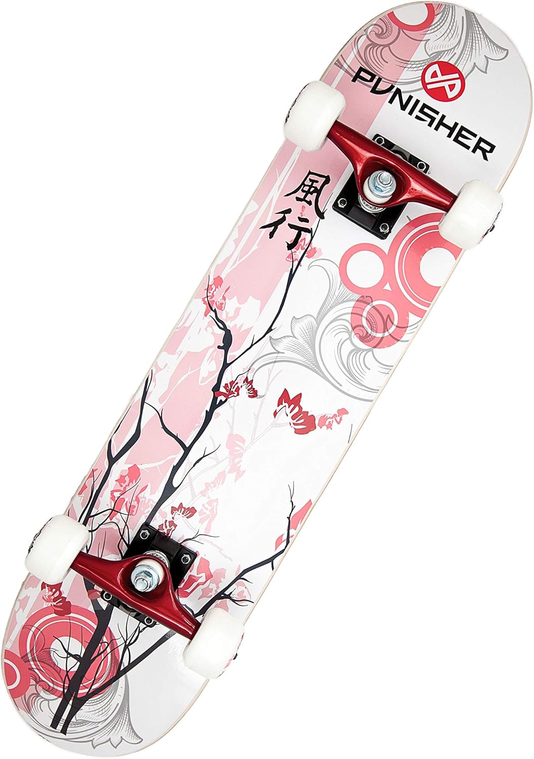 81m131HBA1L._AC_SL1500_.jpg Girls Skateboard Complete with 31.5" x 7.75" Double Kick Concave Deck Canadian Maple ABEC-7 Bearings