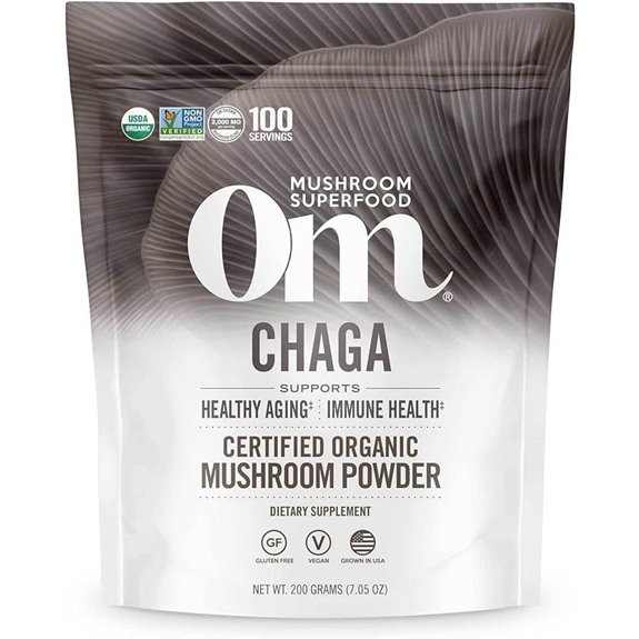OM Mushroom Superfood Chaga Powder - 100 Servings