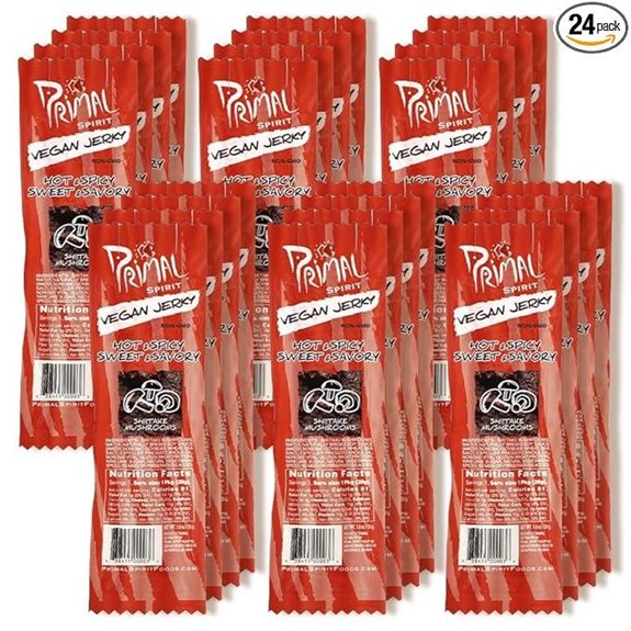 Primal Spirit Shiitake Mushroom Jerky – Classic Flavor (24x1oz)