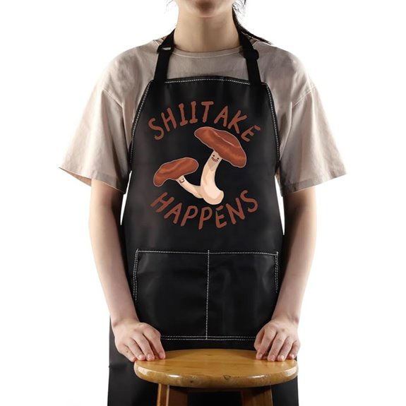 Mushroom Apron with Pockets for Mushroom Lovers