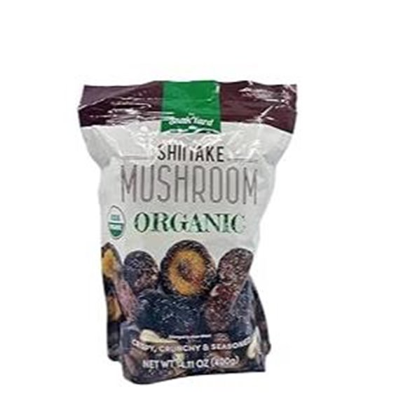 Shiitake Mushroom Organic Crisps 14.11 Ounces Resealable Bag