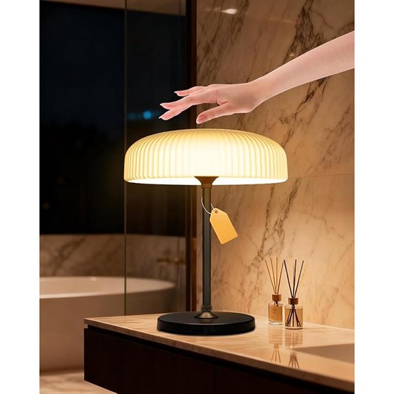 Cordless Table Lamp with USB & Solar Power