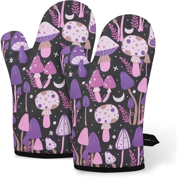 Miracu Oven Mitts: Witchy Mushroom Gift Set