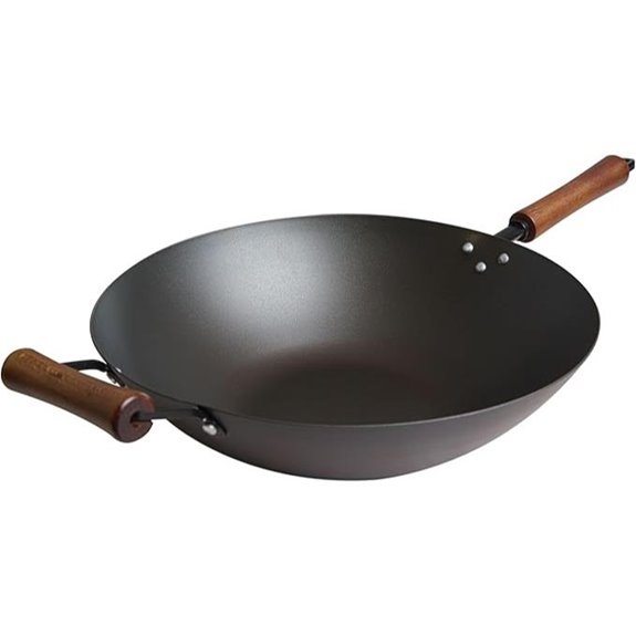Joyce Chen Classic Series 14-Inch Preseasoned Carbon Steel Wok
